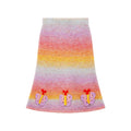 Poco Blush Butterfly Gradient Knit Skirt