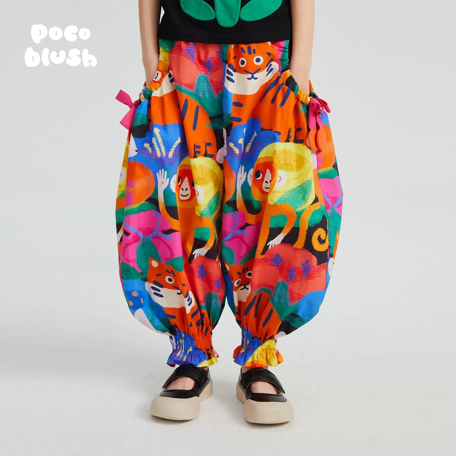 Poco Blush Rabbit Forest Lantern Pants