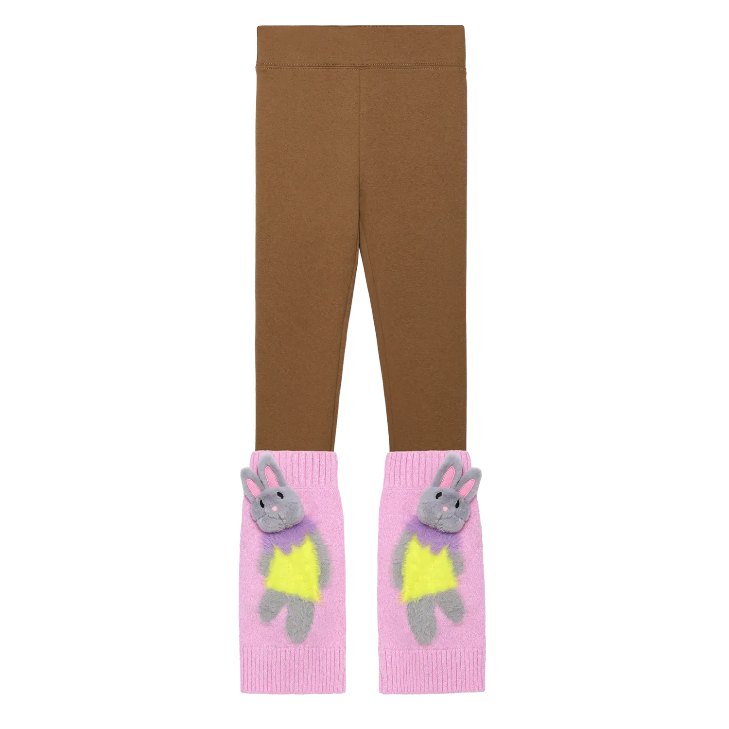 Poco Blush Snow Child Removable Socks Leggings Brown