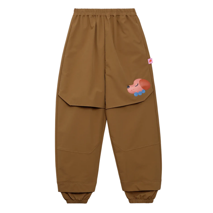 Dachshund & Snowman Functional Parachute Pants by Poco Blush, image 3
