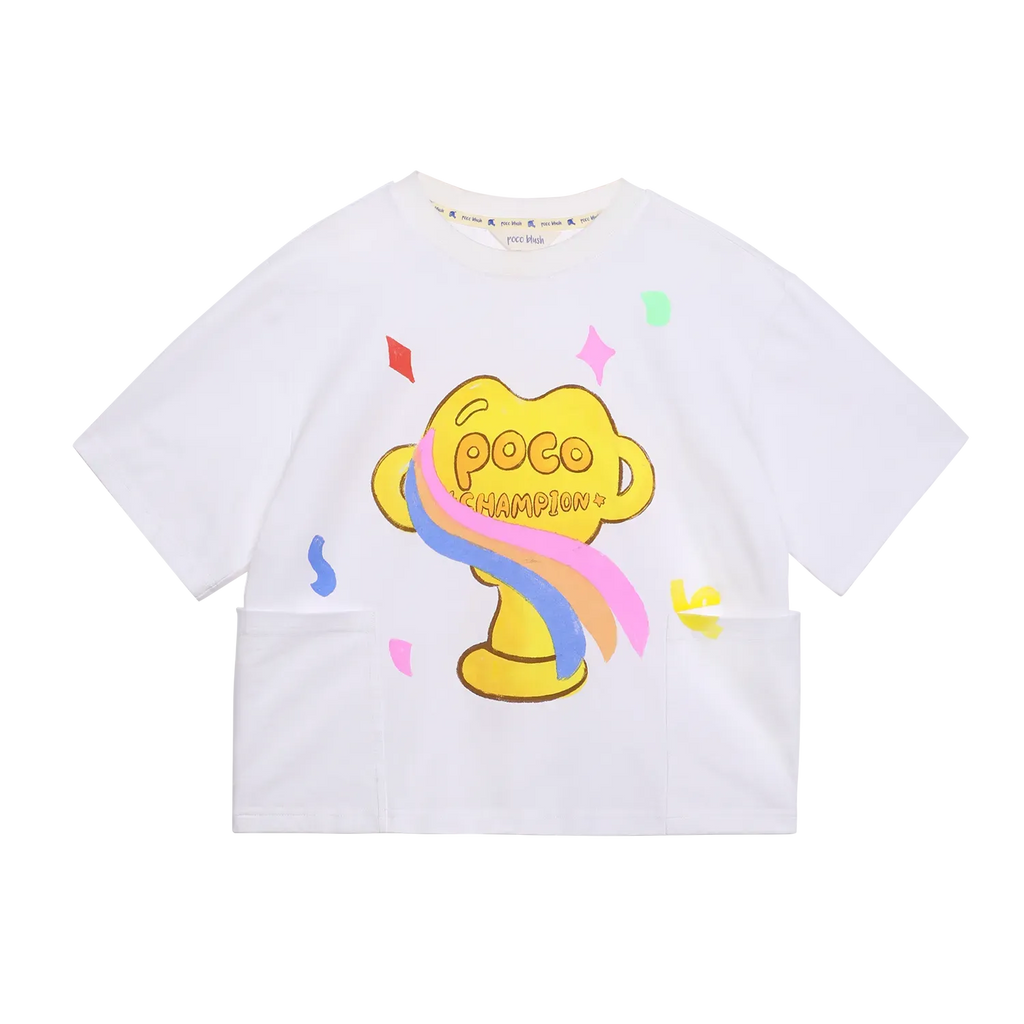 Poco Blush Trophy Winner Pocket Tee