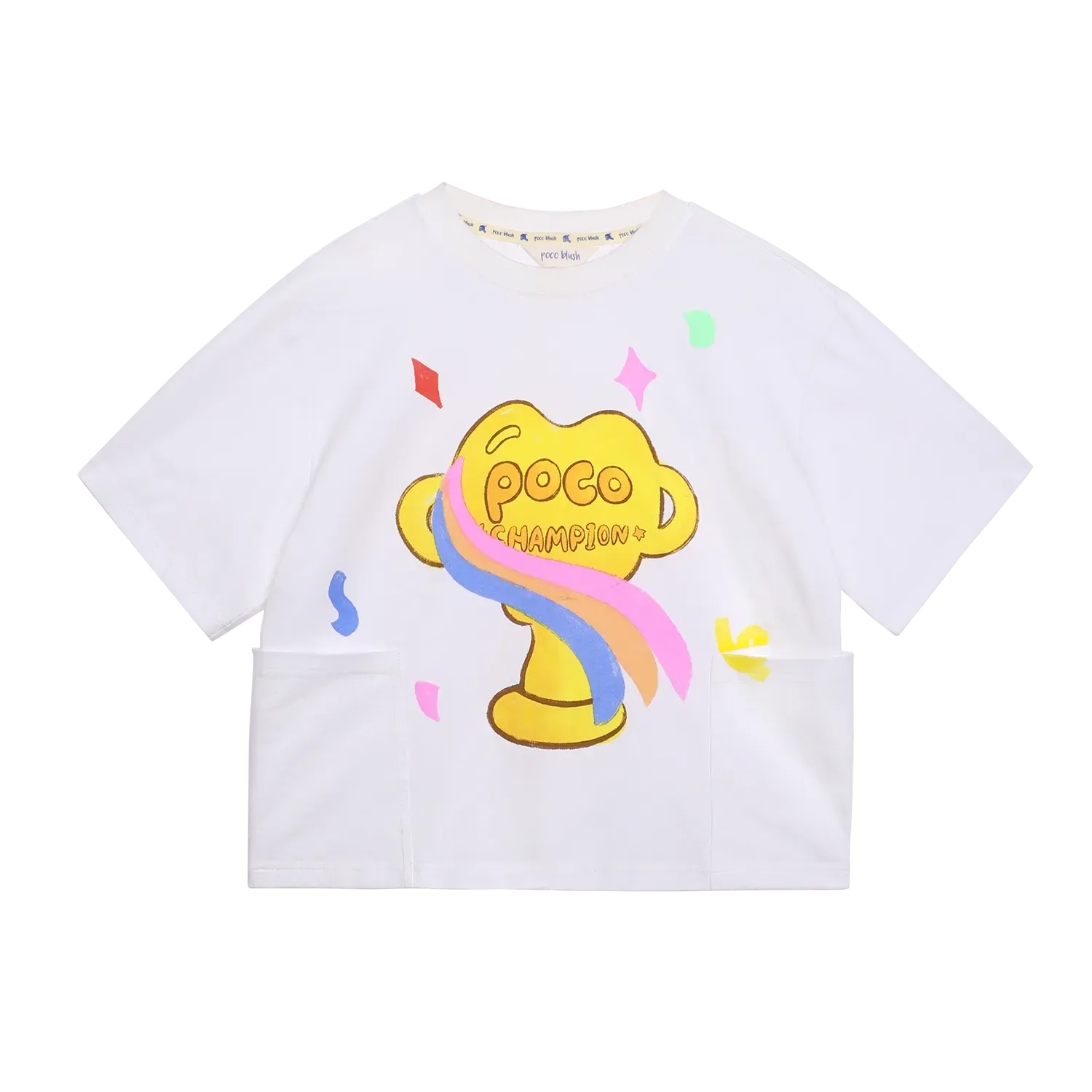 Poco Blush Trophy Winner Pocket Tee