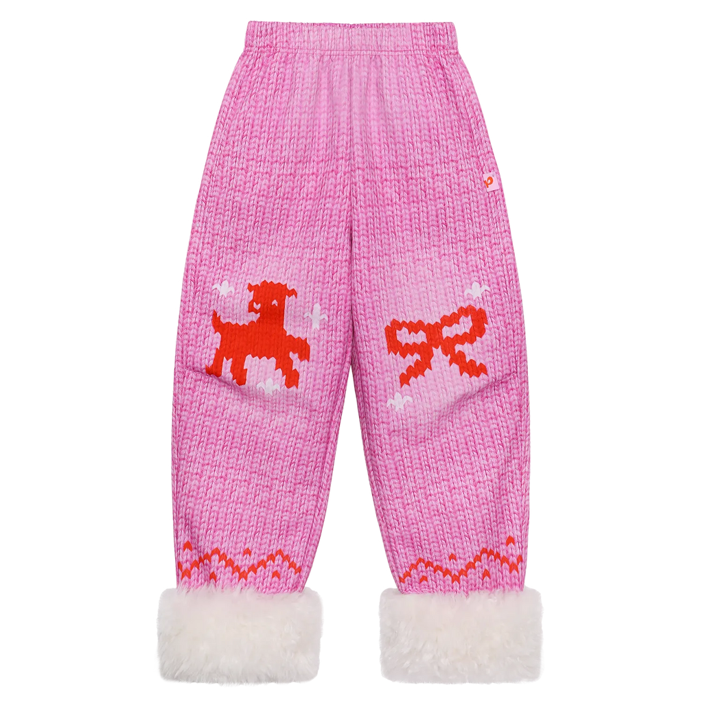 Poco Blush Little Sheep Printed Softshell Pants