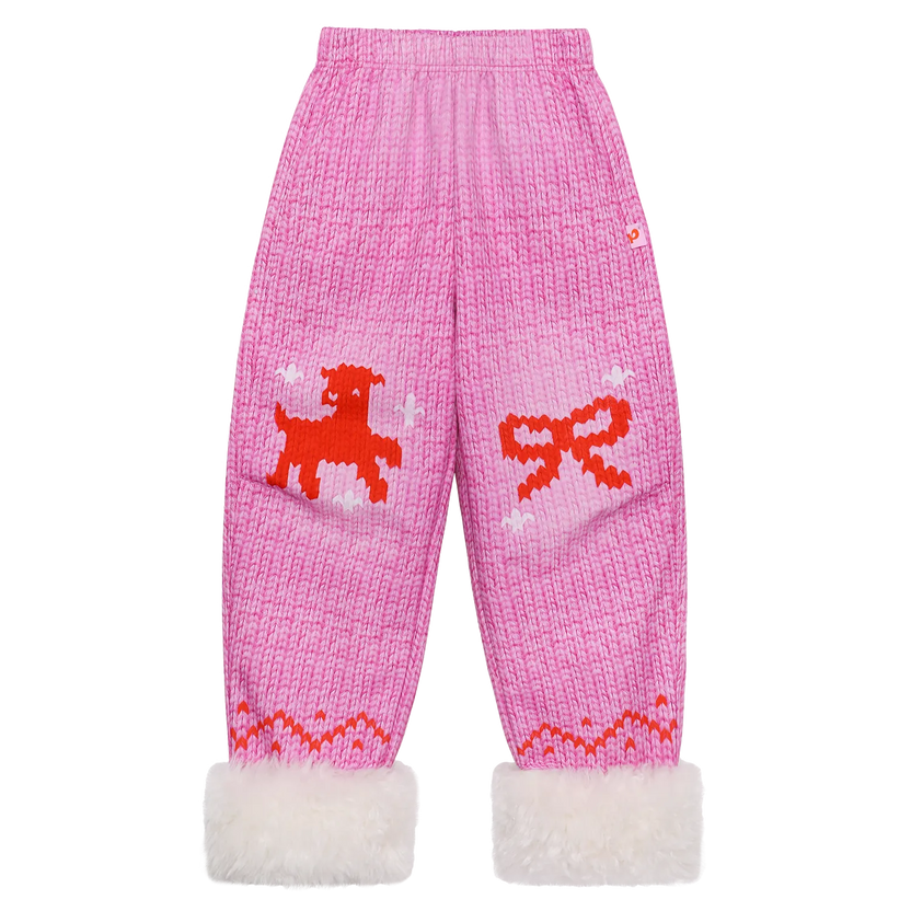 Little Sheep Printed Softshell Pants by Poco Blush