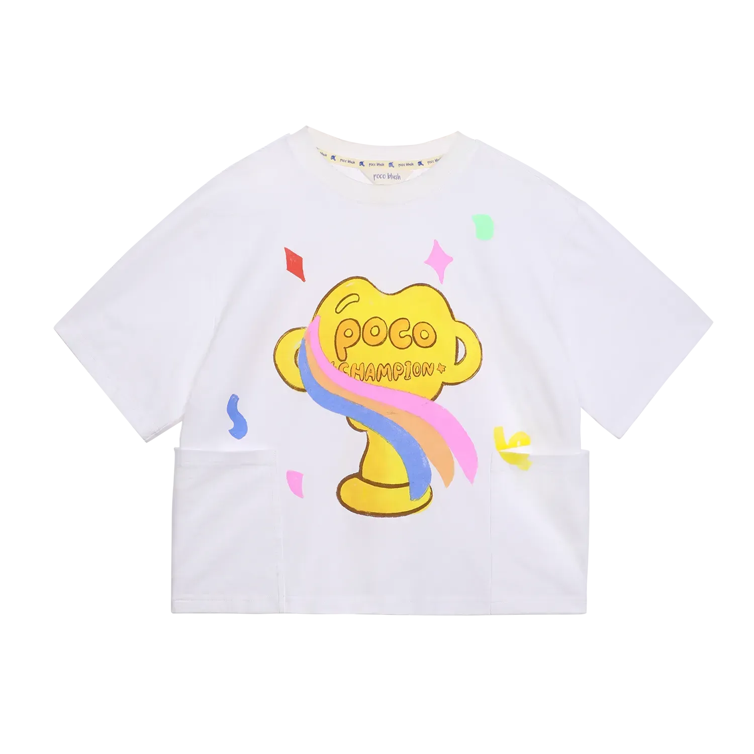 Poco Blush Trophy Winner Pocket Tee