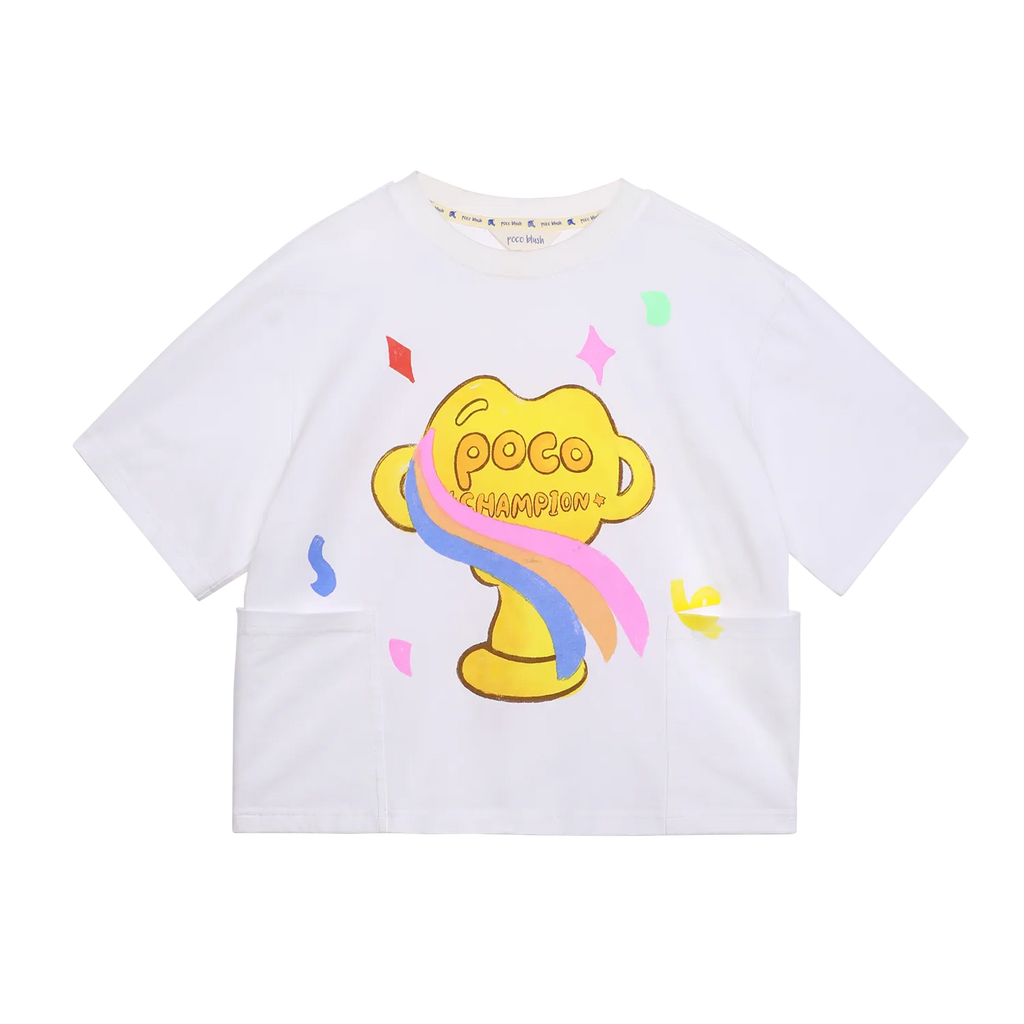 Poco Blush Trophy Winner Pocket Tee