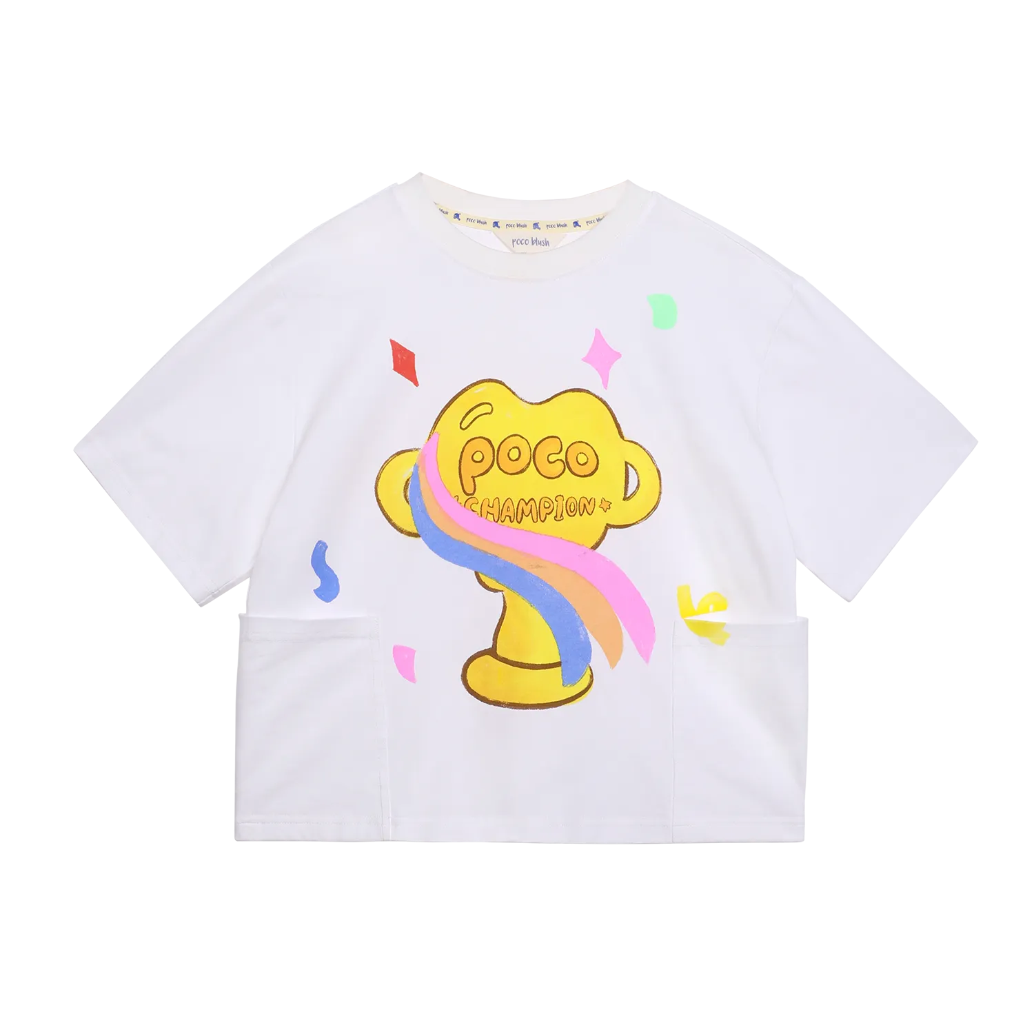 Poco Blush Trophy Winner Pocket Tee