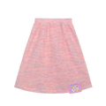 Poco Blush Ice Rink Snowman Knit Skirt Pink