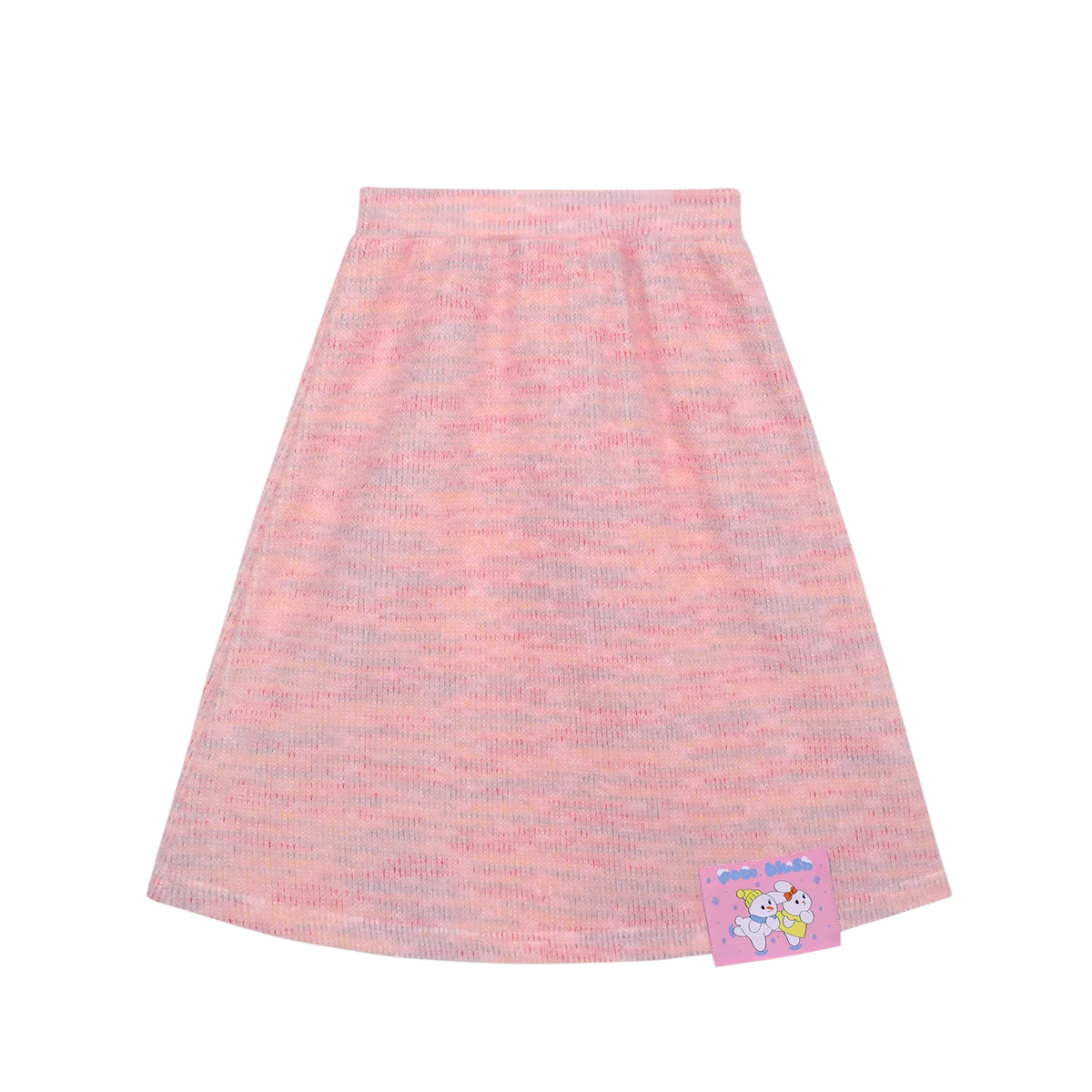 Ice Rink Snowman Knit Skirt by Poco Blush, image 2