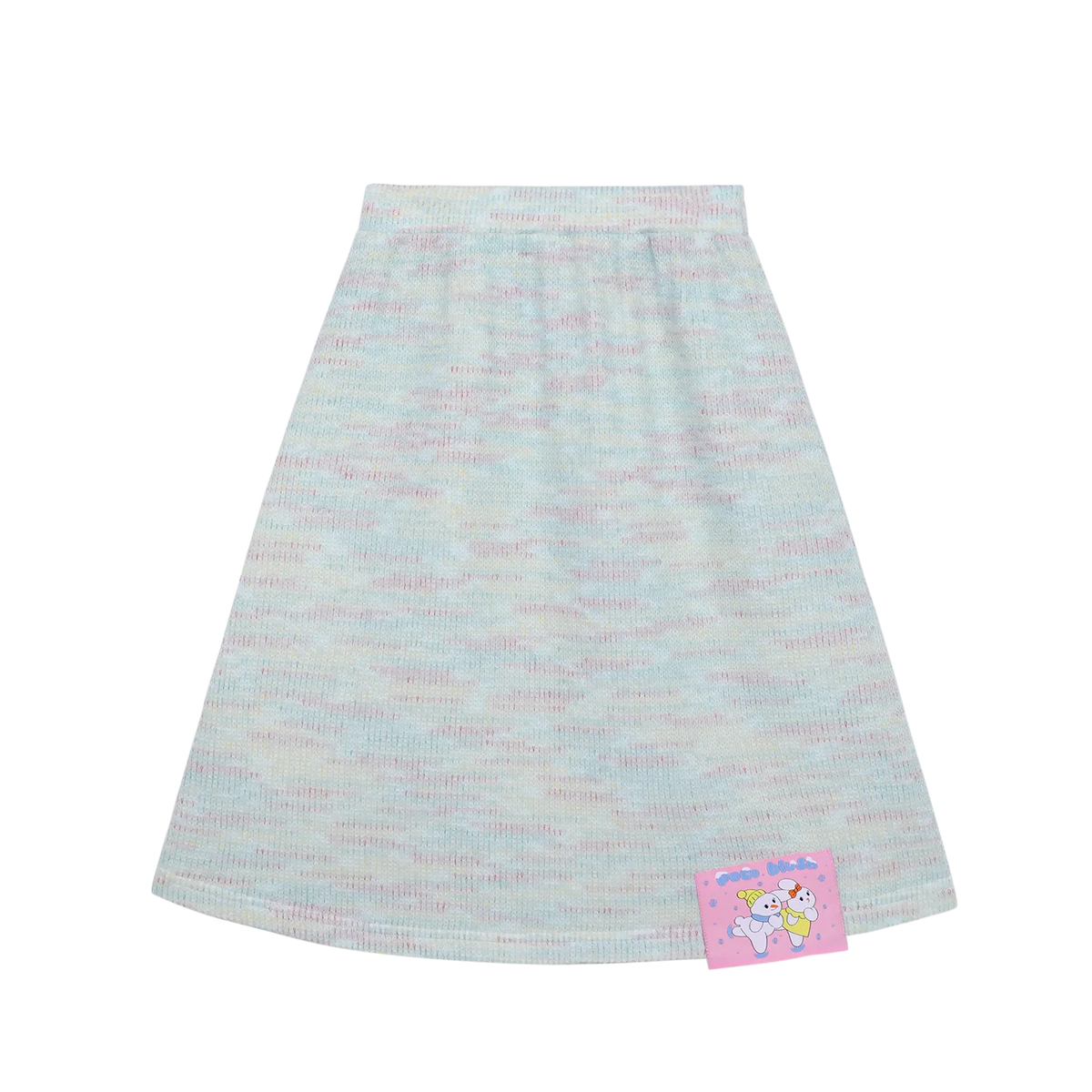 Ice Rink Snowman Knit Skirt by Poco Blush