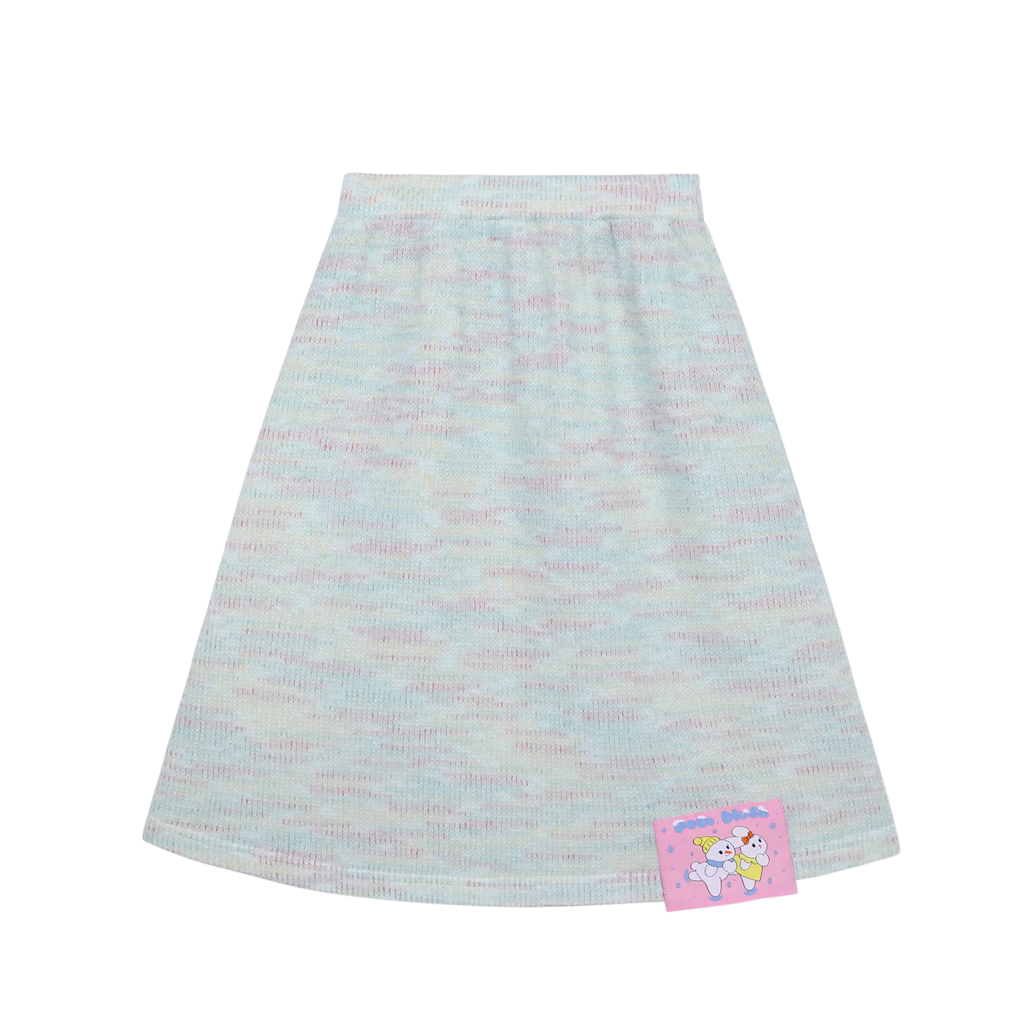 Poco Blush Ice Rink Snowman Knit Skirt Green
