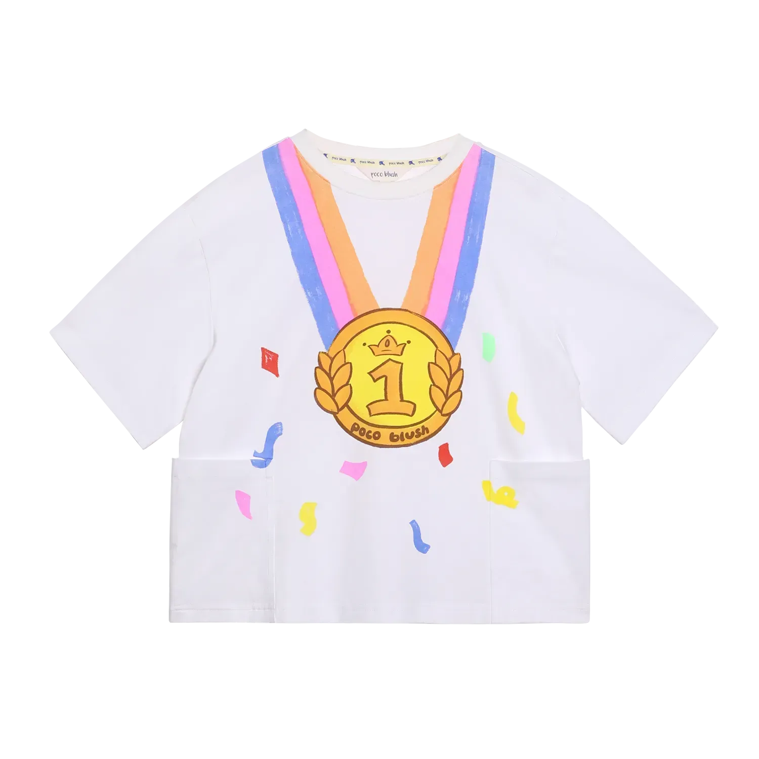 Poco Blush Champion Medal Pocket Tee
