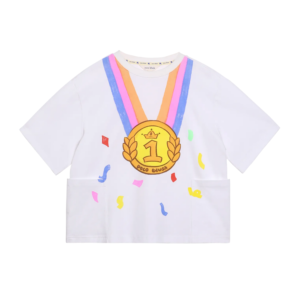 Poco Blush Champion Medal Pocket Tee