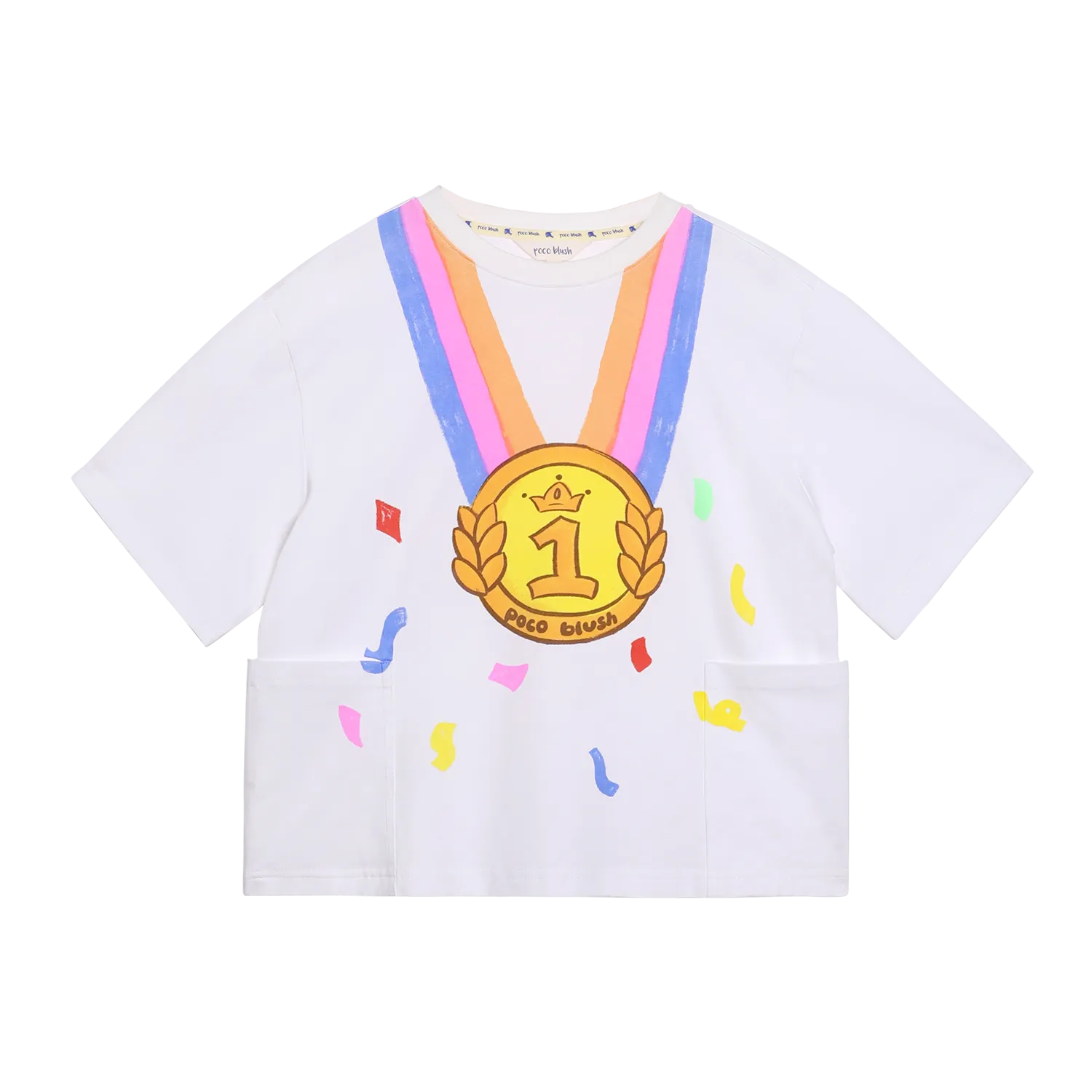 Poco Blush Champion Medal Pocket Tee