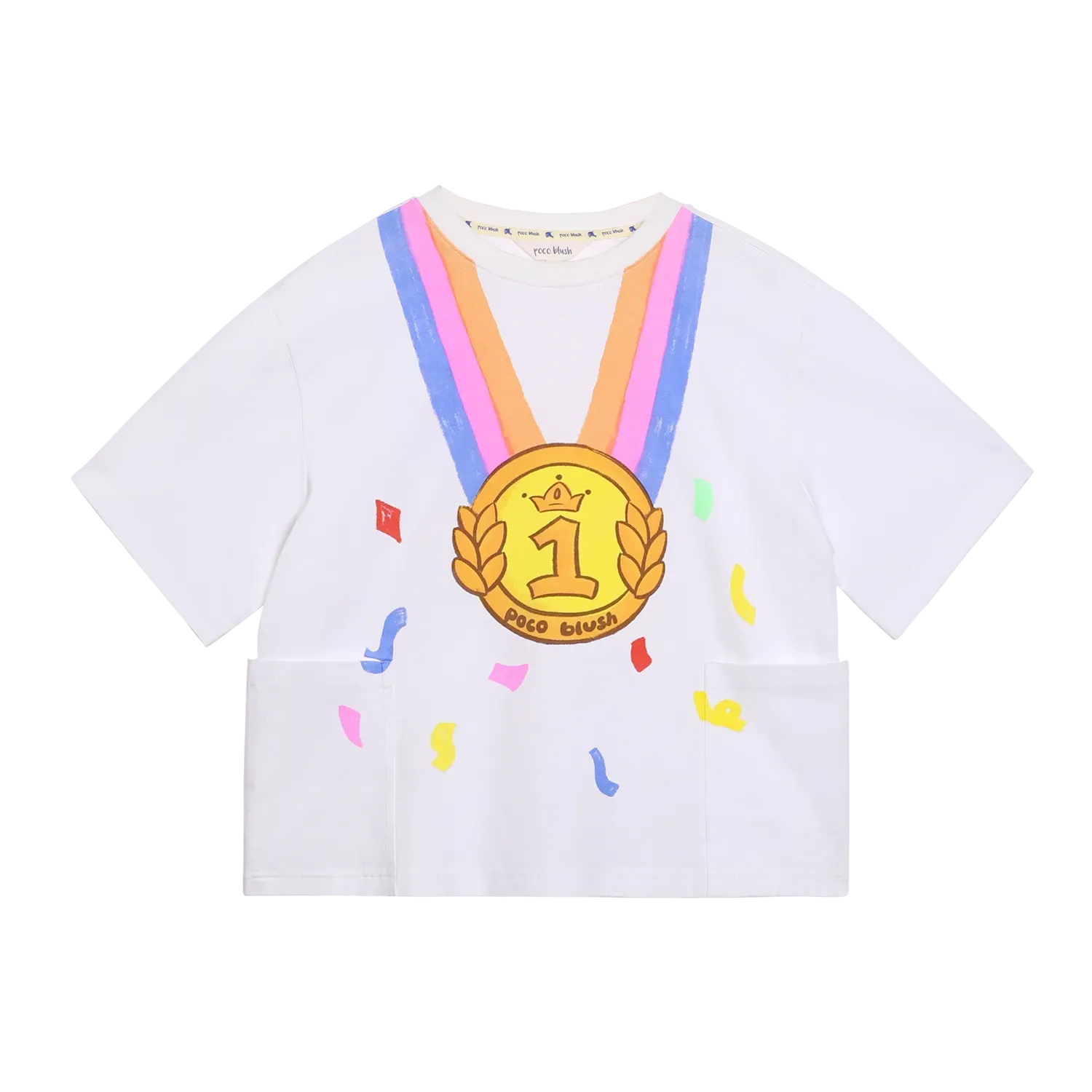 Poco Blush Champion Medal Pocket Tee