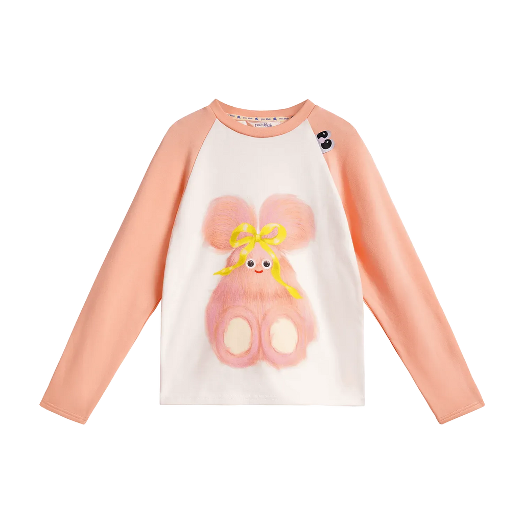 Poco Blush Fuzzy-Monster Fleece Base-Layer Pink