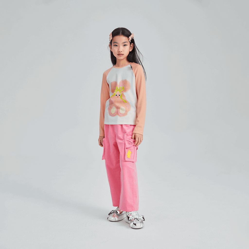Poco Blush Fuzzy-Monster Fleece Base-Layer
