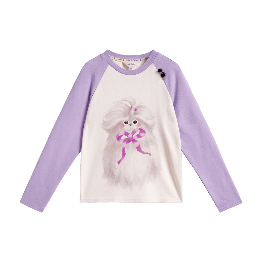 Poco Blush Fuzzy-Monster Fleece Base-Layer Purple