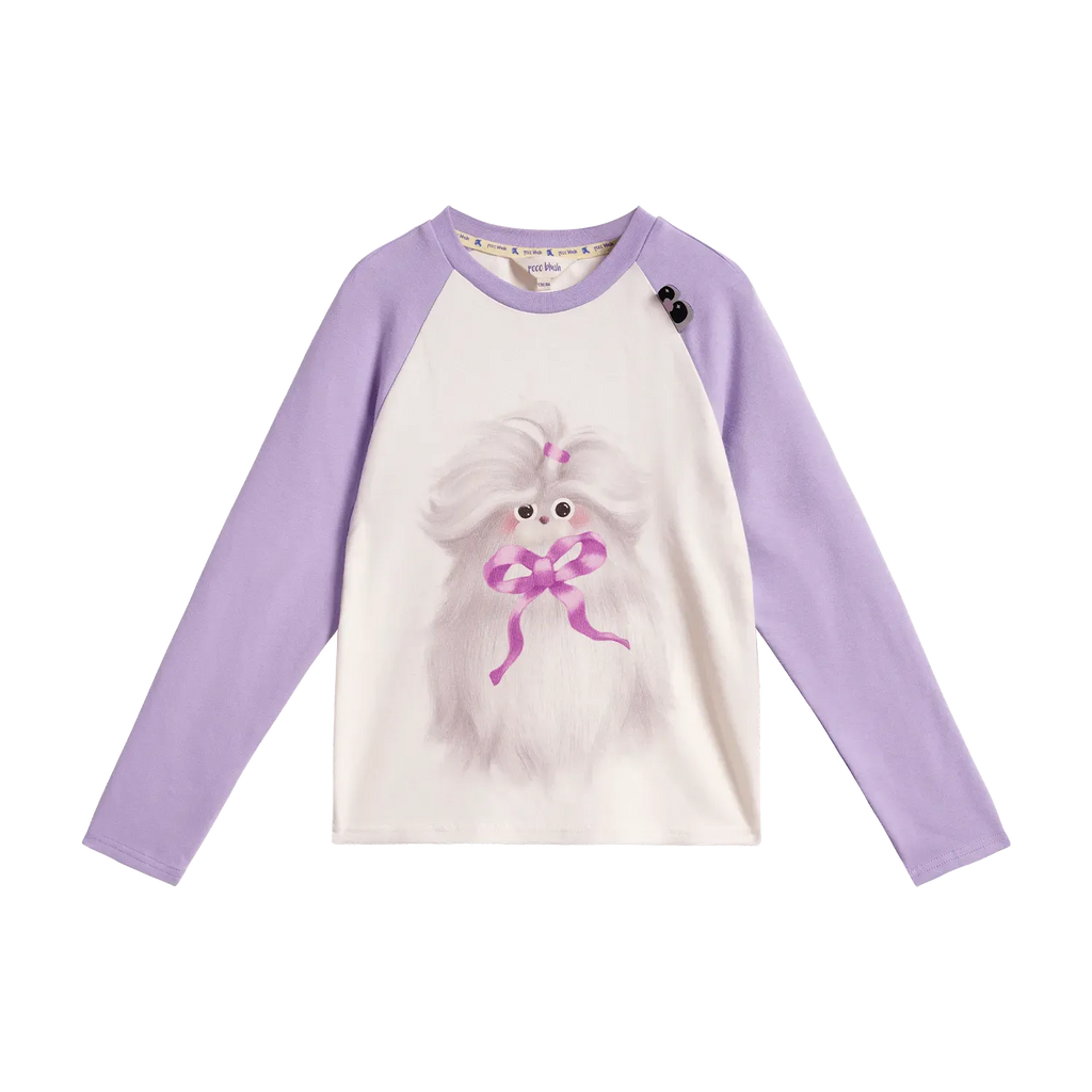 Poco Blush Fuzzy-Monster Fleece Base-Layer Purple
