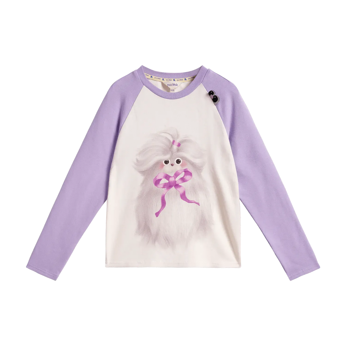 Poco Blush Fuzzy-Monster Fleece Base-Layer Purple