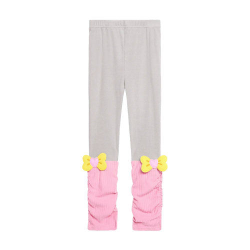 Bow-Cuff Fleece Leggings by Poco Blush, image 2