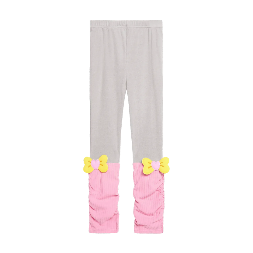 Bow-Cuff Fleece Leggings by Poco Blush, image 2