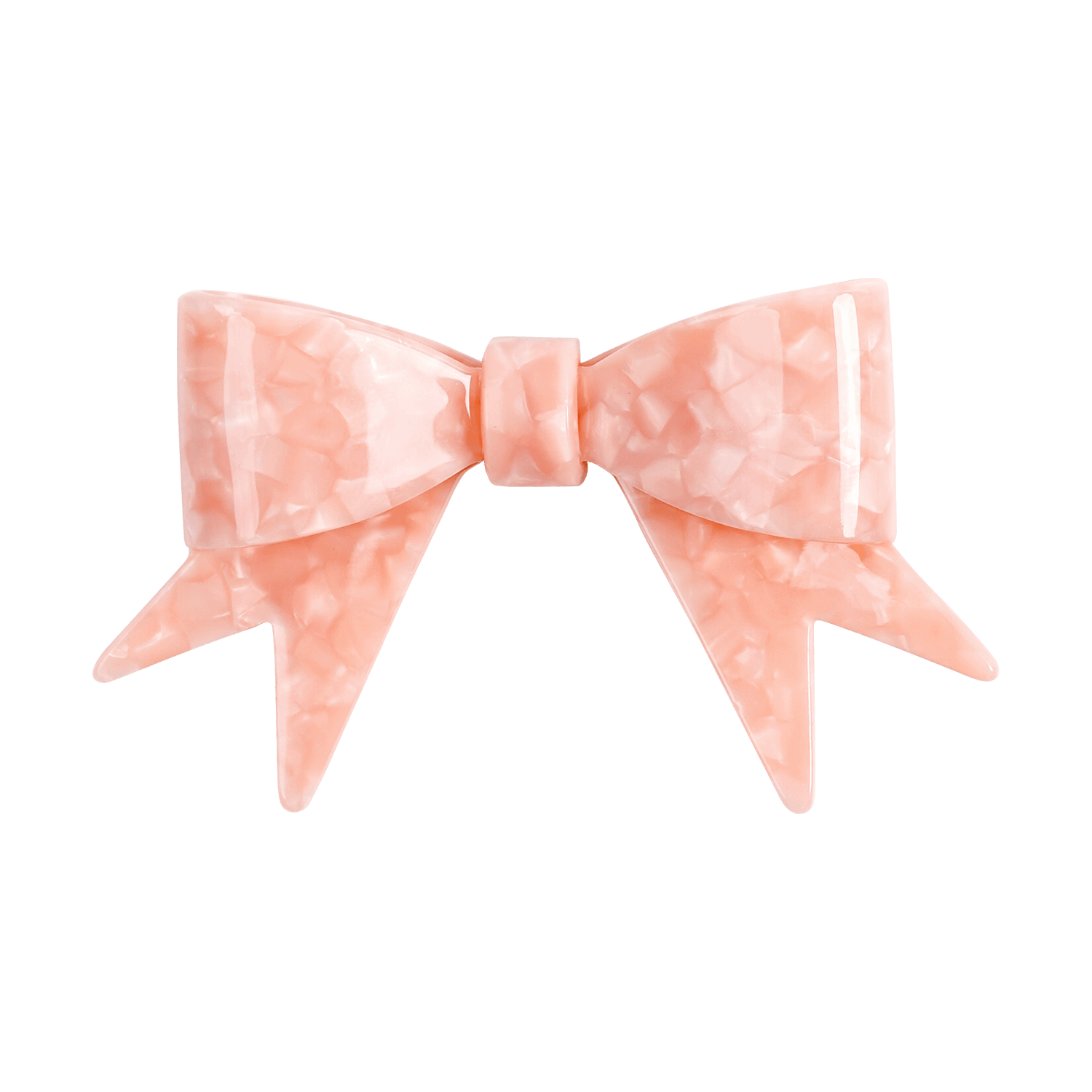 Poco Blush Duo Butterfly Acetate Hair Clips (Set of 2) One size Pink
