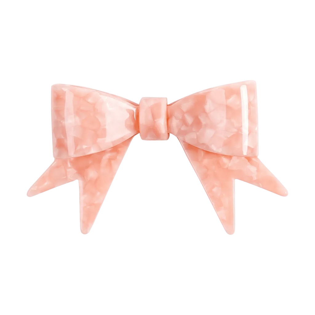 Poco Blush Duo Butterfly Acetate Hair Clips (Set of 2) One size Pink