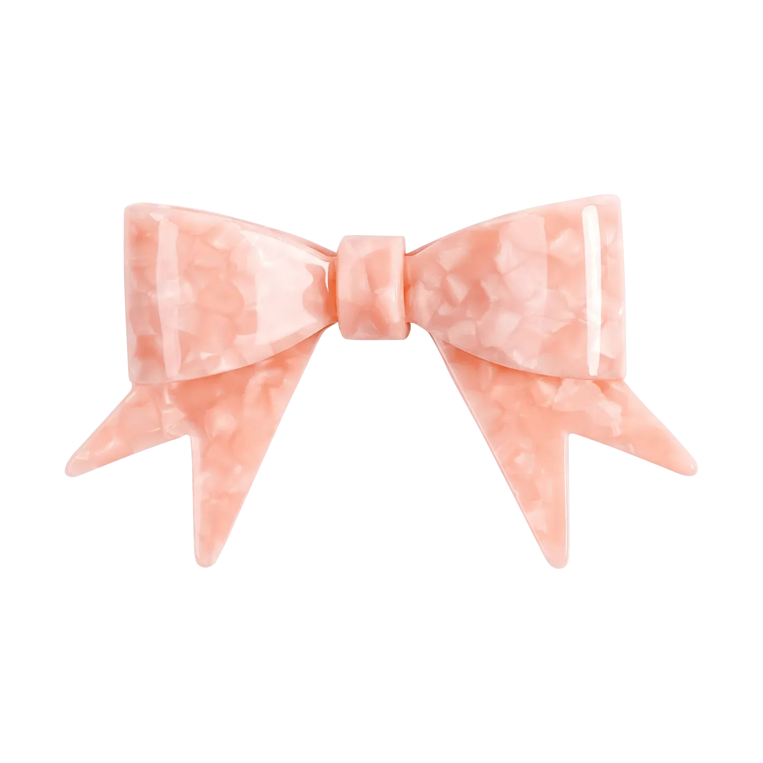 Poco Blush Duo Butterfly Acetate Hair Clips (Set of 2) One size Pink