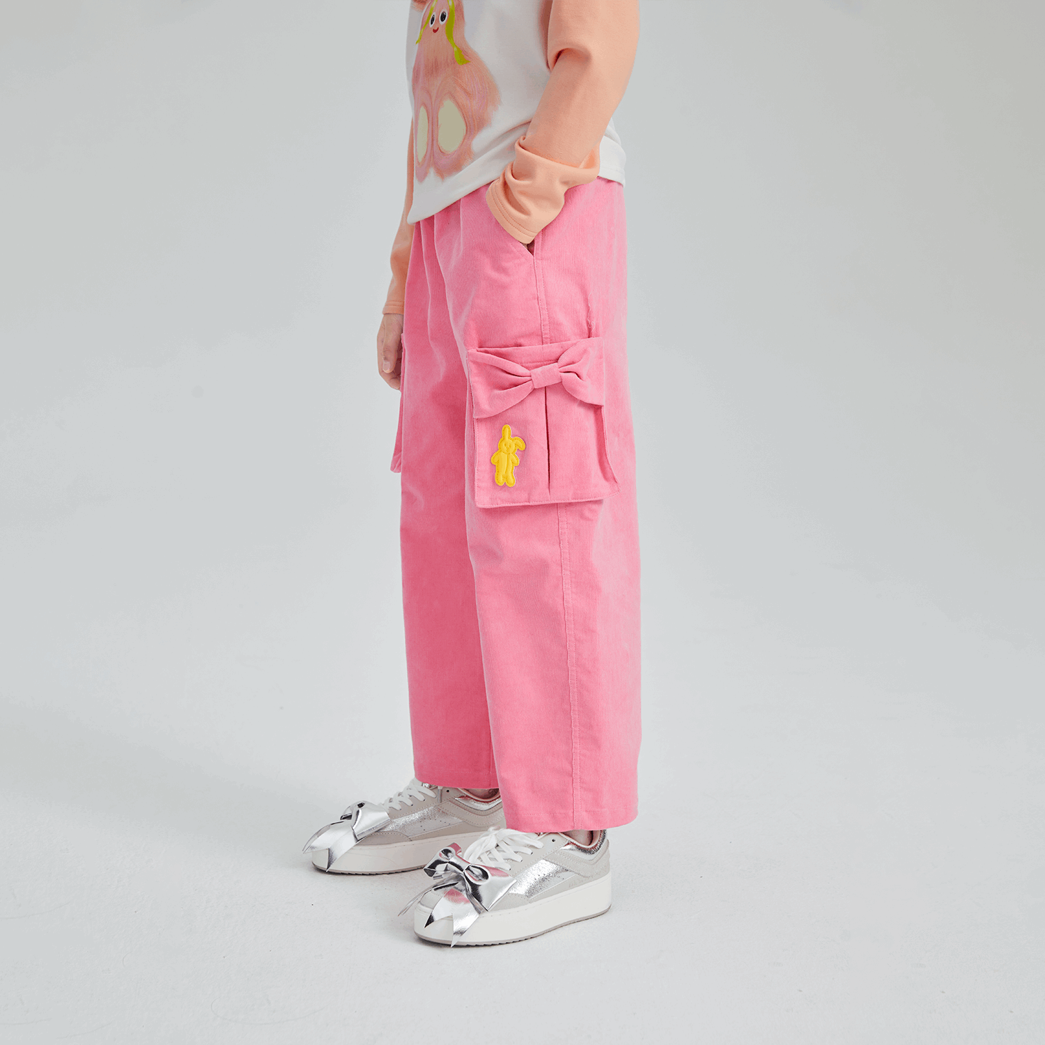 Poco Blush Corduroy Cargo Pants