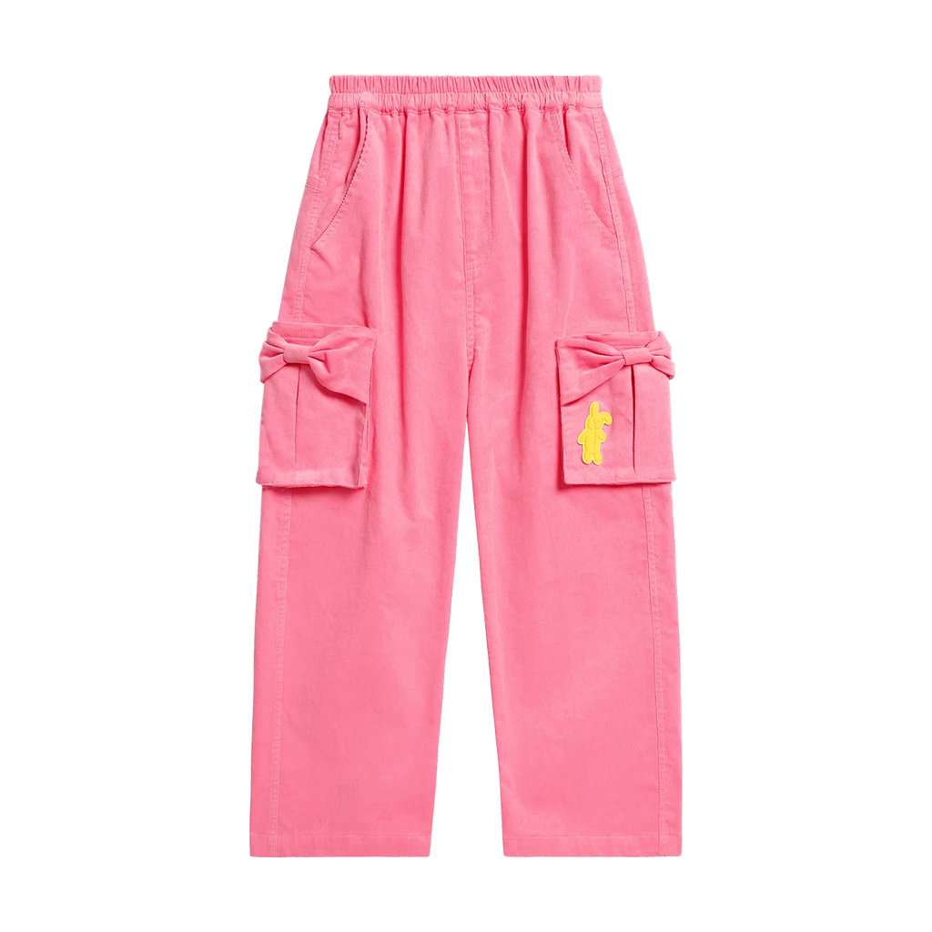Poco Blush Corduroy Cargo Pants Pink
