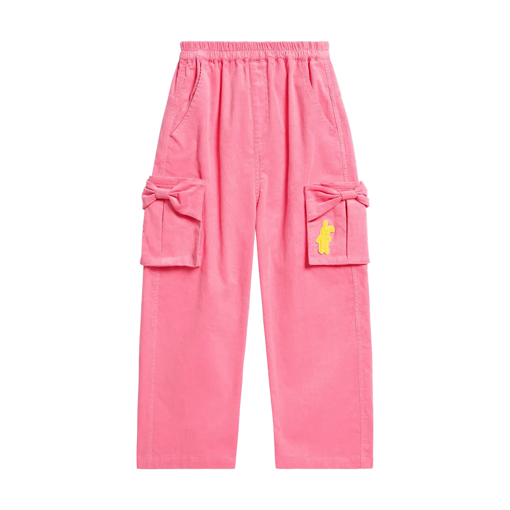 Poco Blush Corduroy Cargo Pants Pink