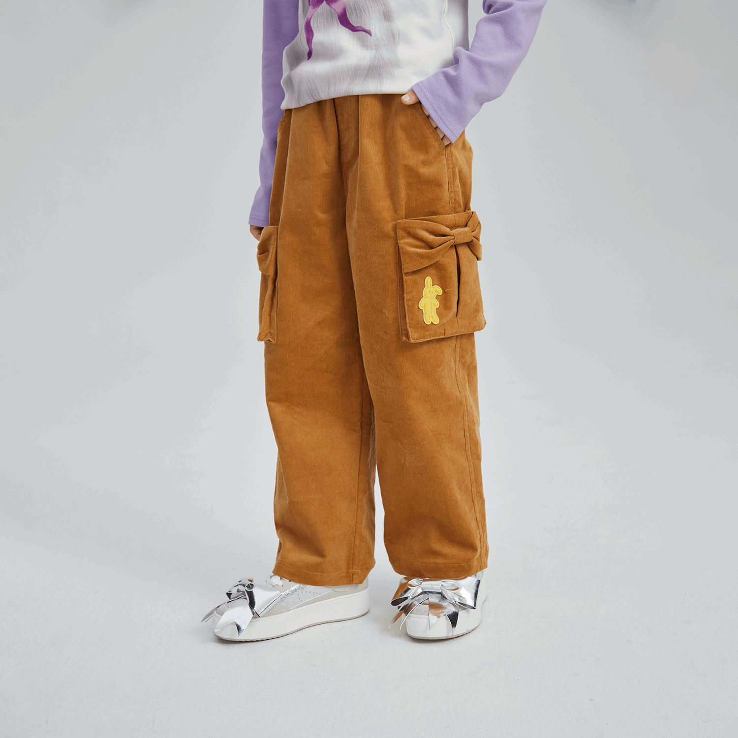 Poco Blush Corduroy Cargo Pants