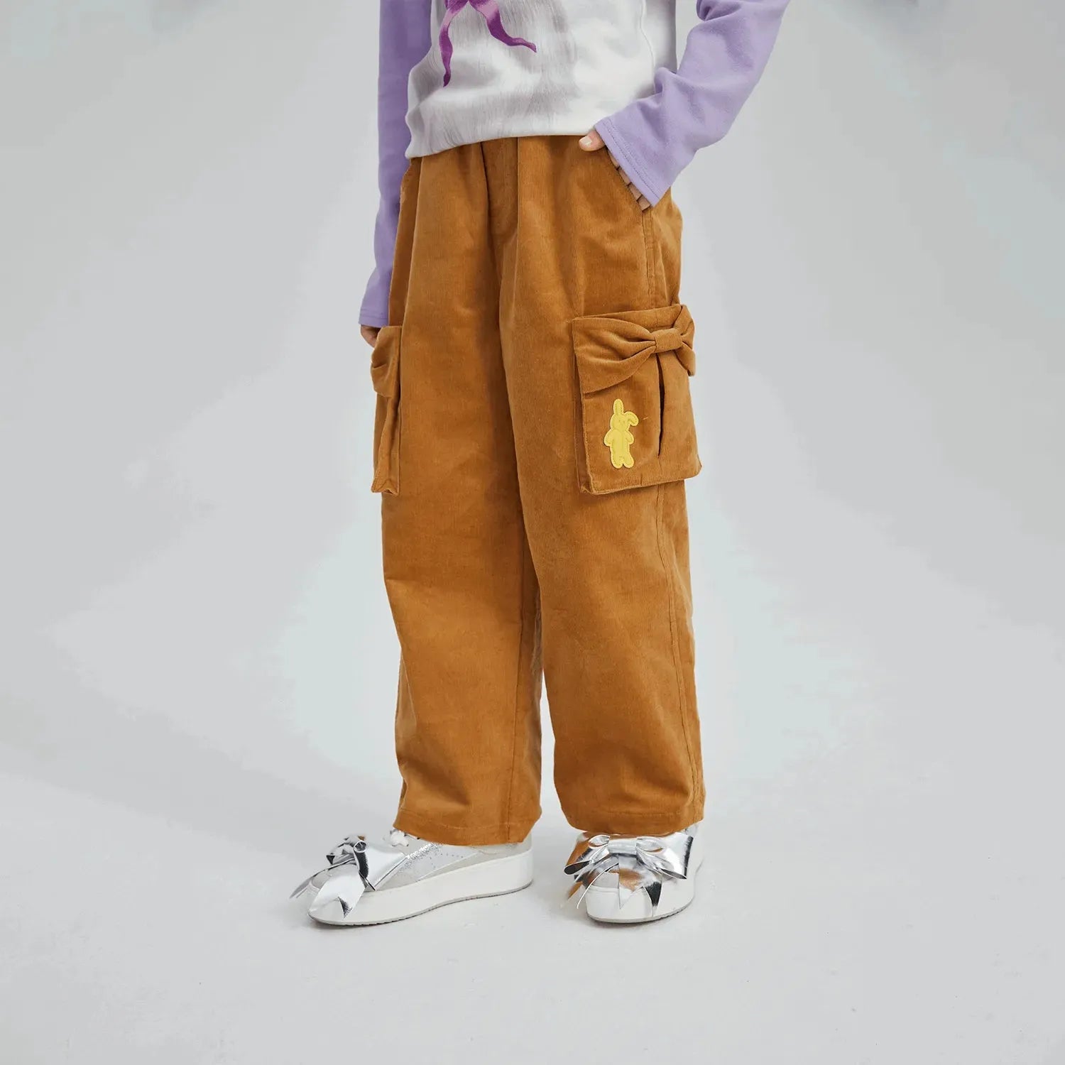 Poco Blush Corduroy Cargo Pants