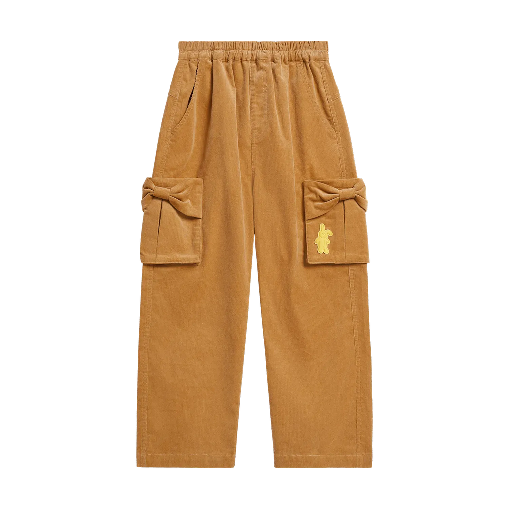 Poco Blush Corduroy Cargo Pants Brown