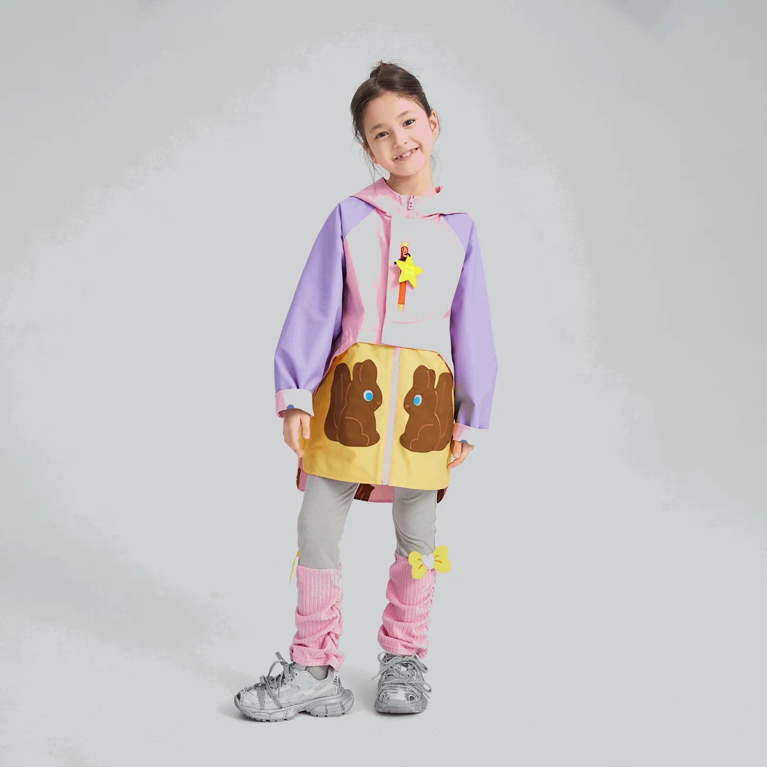 Poco Blush Squirrel Warrior Reversible Shell Jacket