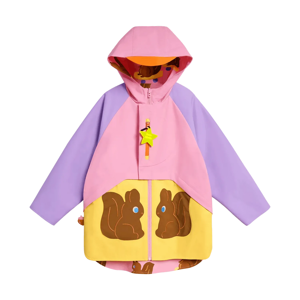 Poco Blush Squirrel Warrior Reversible Shell Jacket Pink