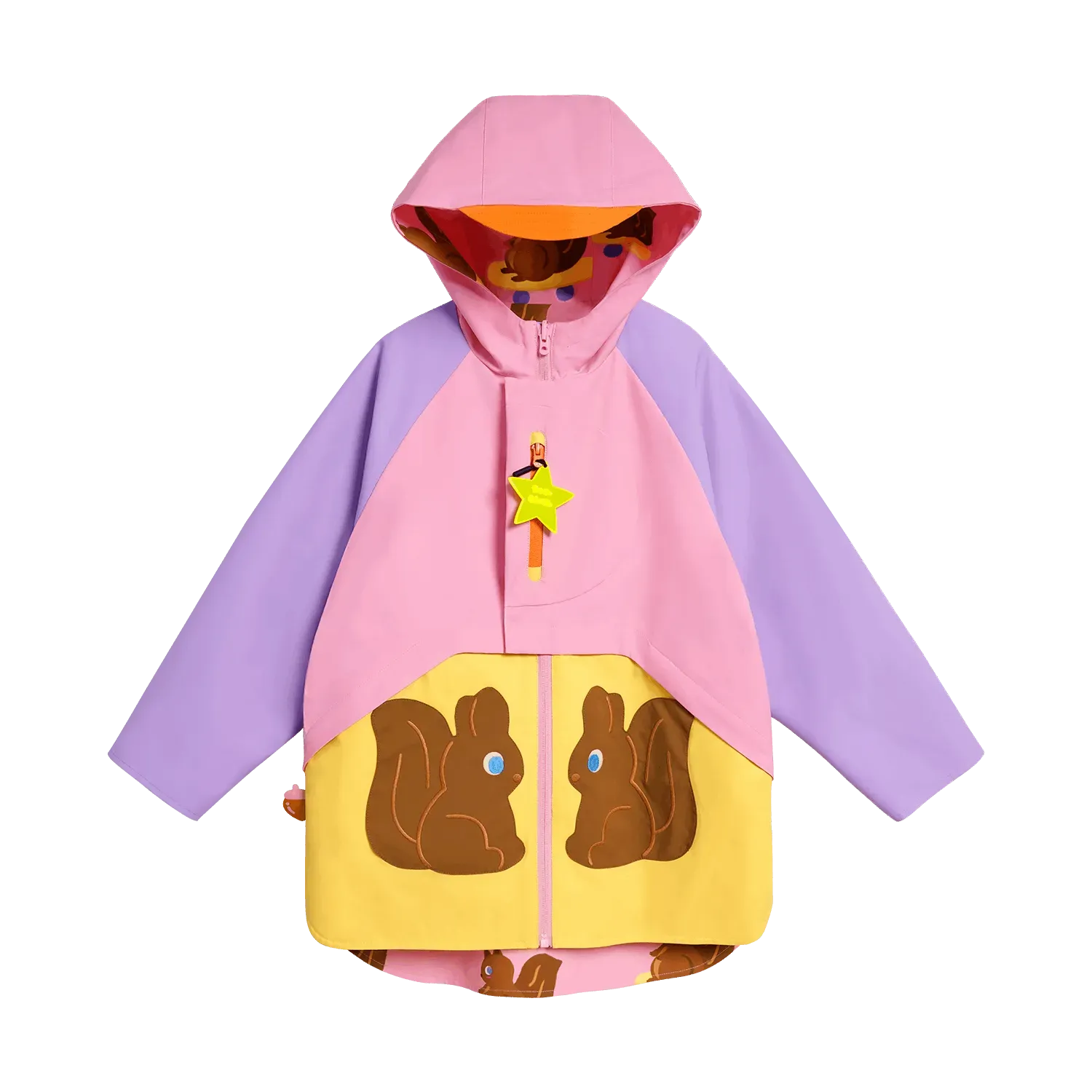 Poco Blush Squirrel Warrior Reversible Shell Jacket Pink