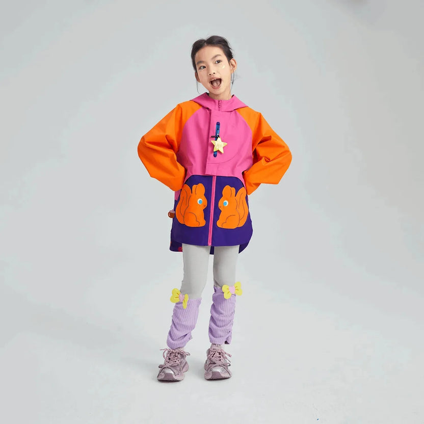 Squirrel Warrior Reversible Shell Jacket by Poco Blush, image 5