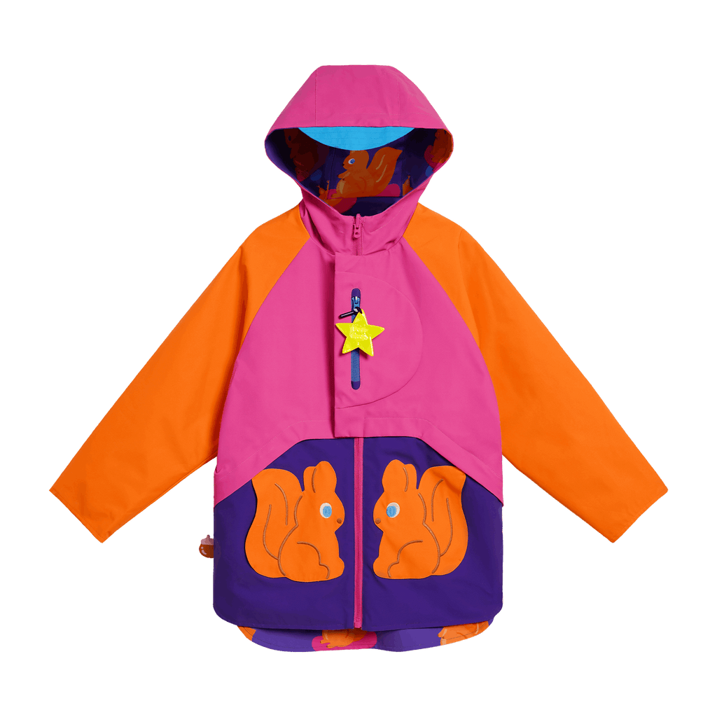 Poco Blush Squirrel Warrior Reversible Shell Jacket Purple