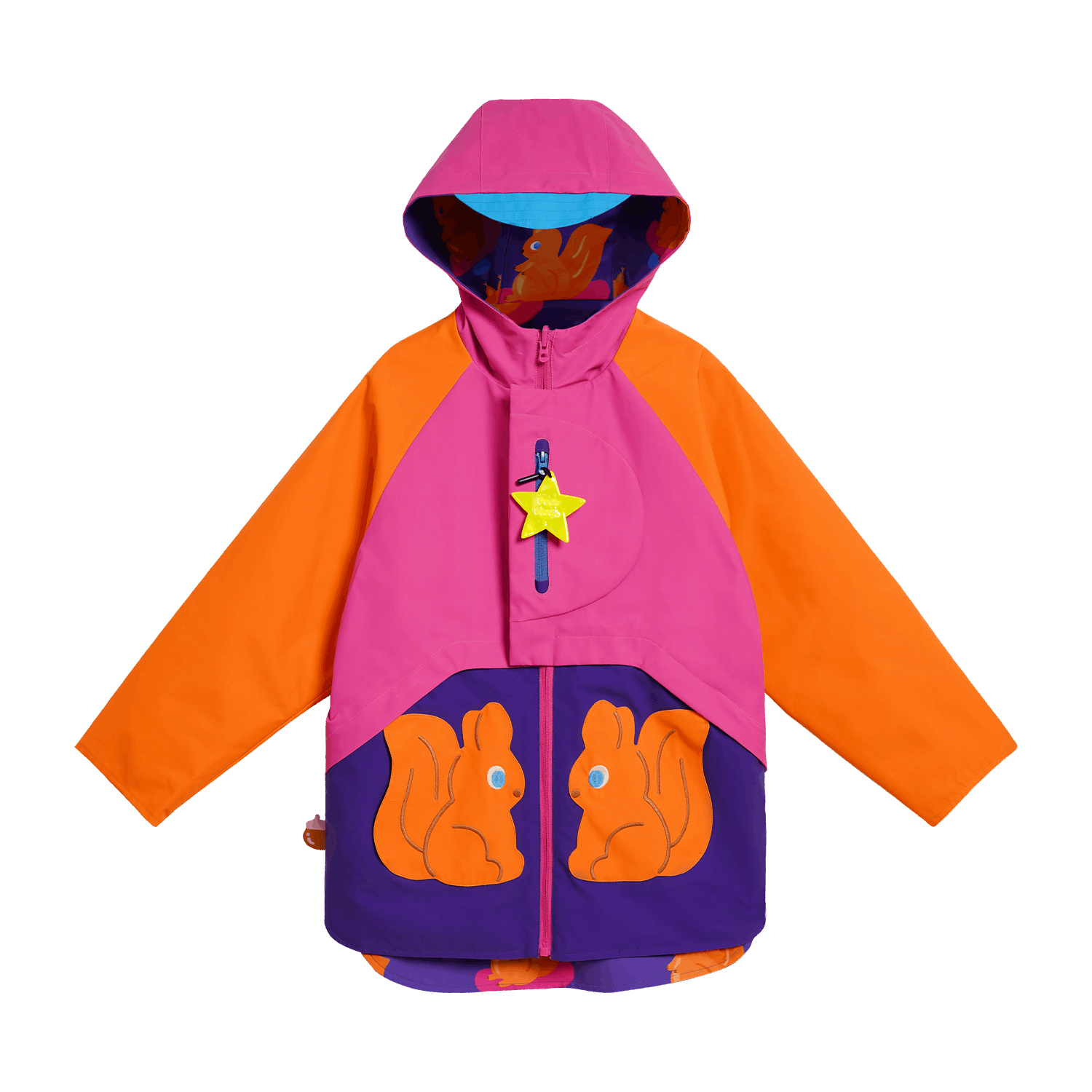 Poco Blush Squirrel Warrior Reversible Shell Jacket Purple
