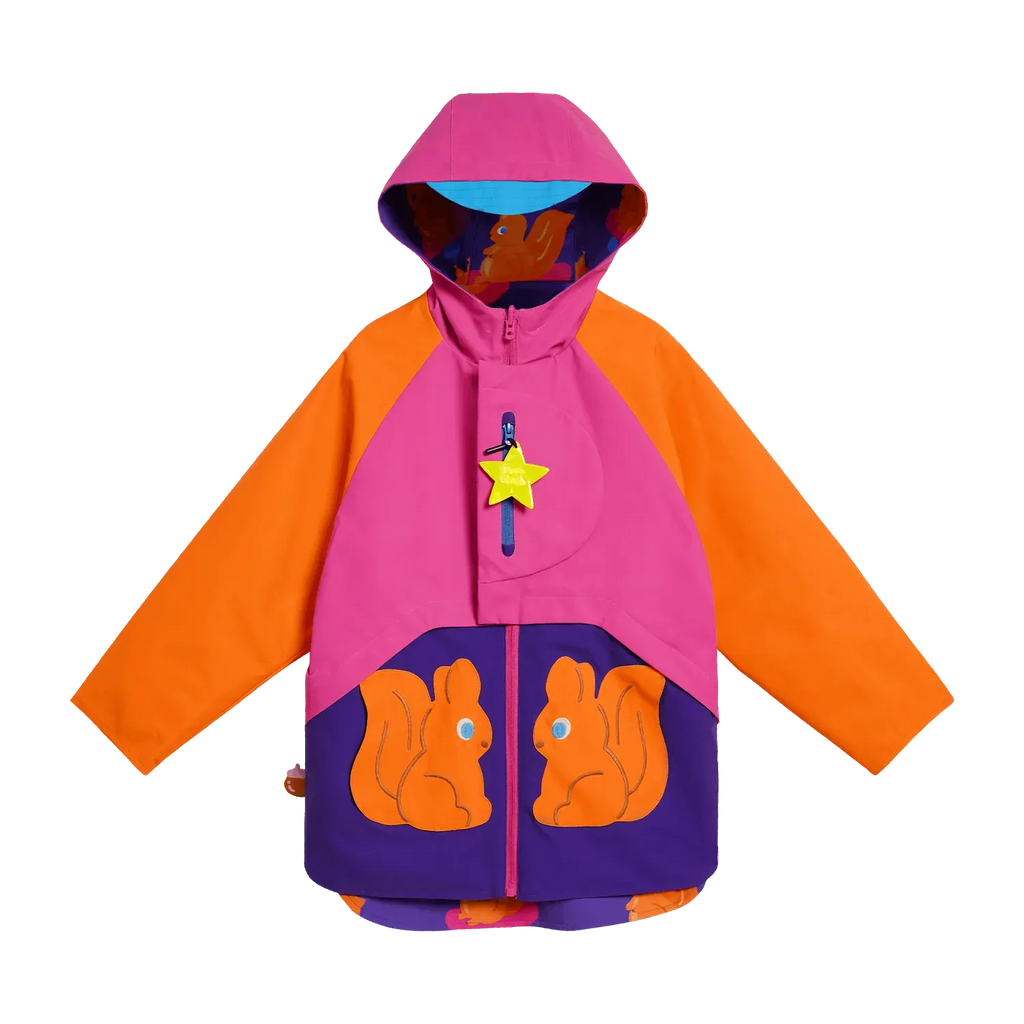 Poco Blush Squirrel Warrior Reversible Shell Jacket Purple