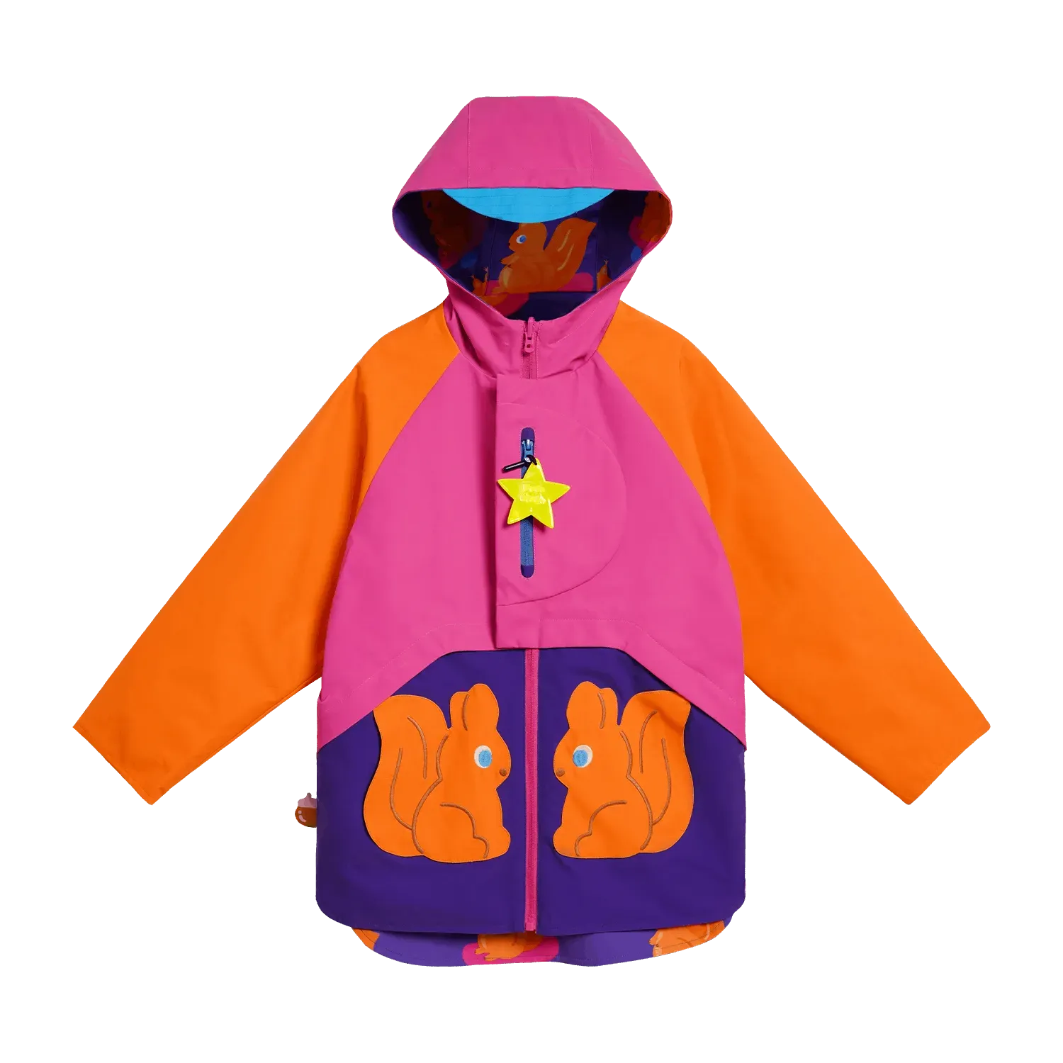 Poco Blush Squirrel Warrior Reversible Shell Jacket Purple