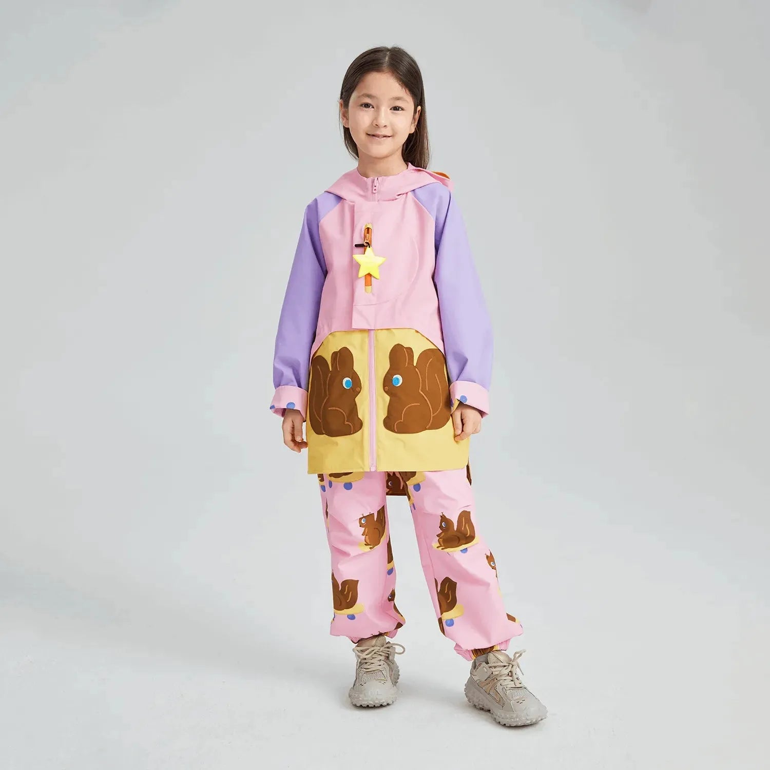Poco Blush Squirrel Warrior Shell Pants