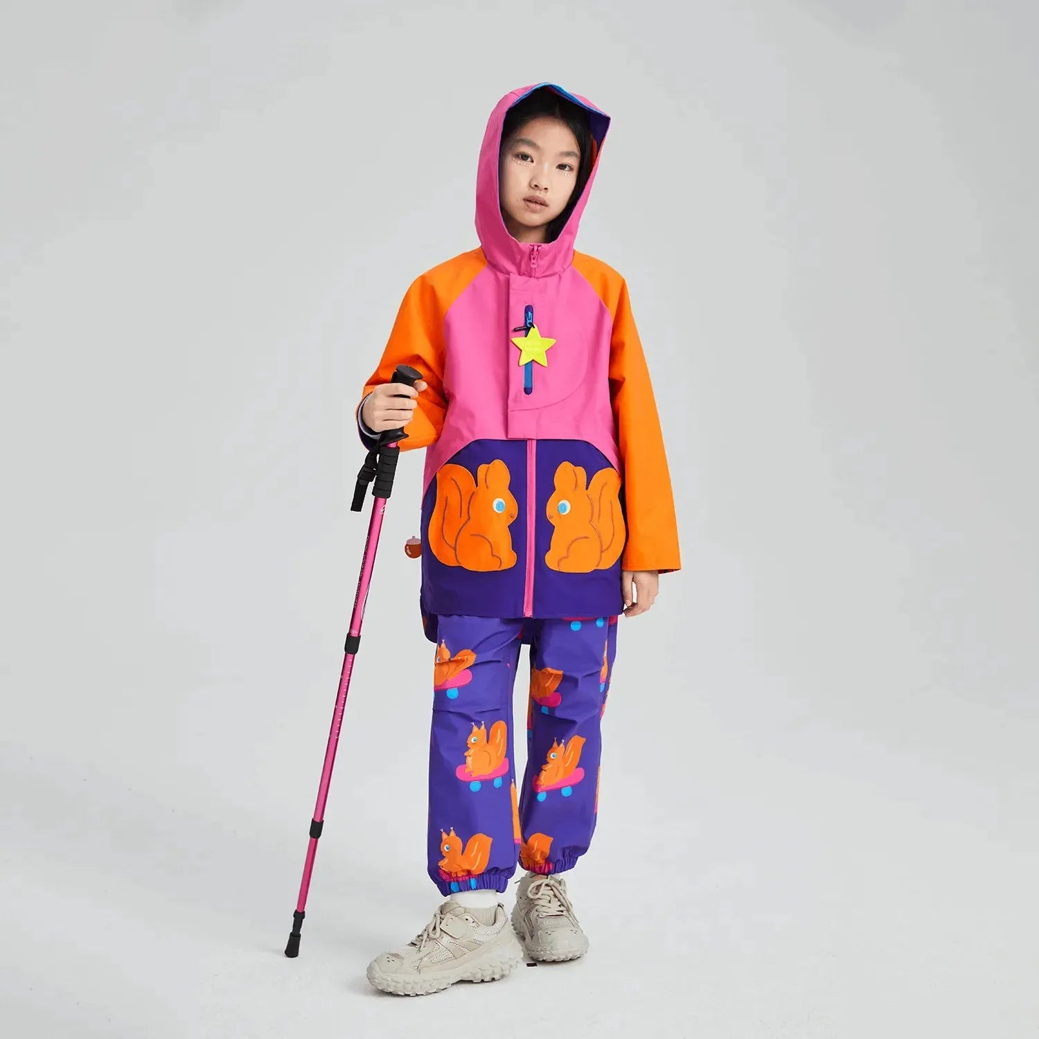 Poco Blush Squirrel Warrior Shell Pants