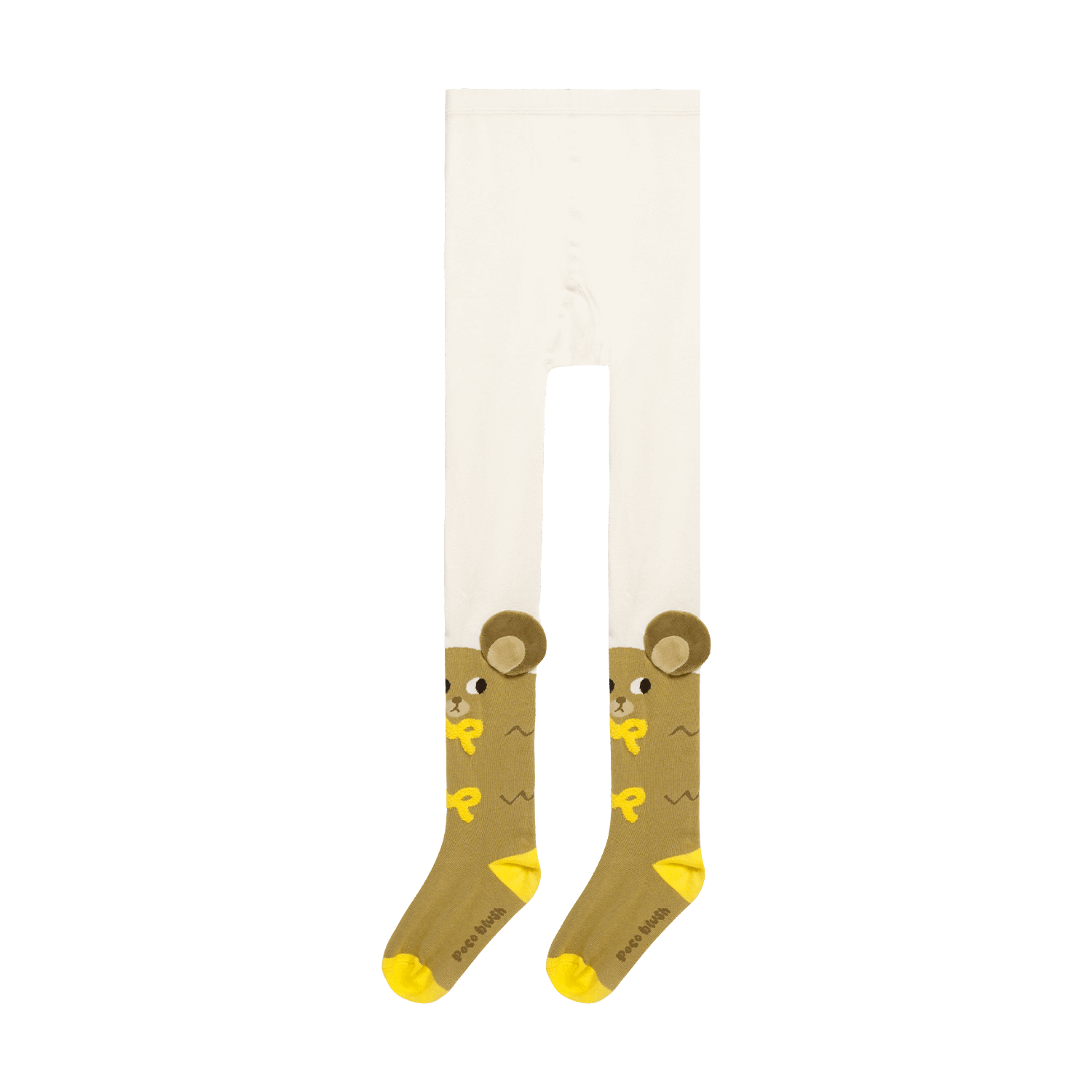 Poco Blush Plush Toy Knit Tights Brown