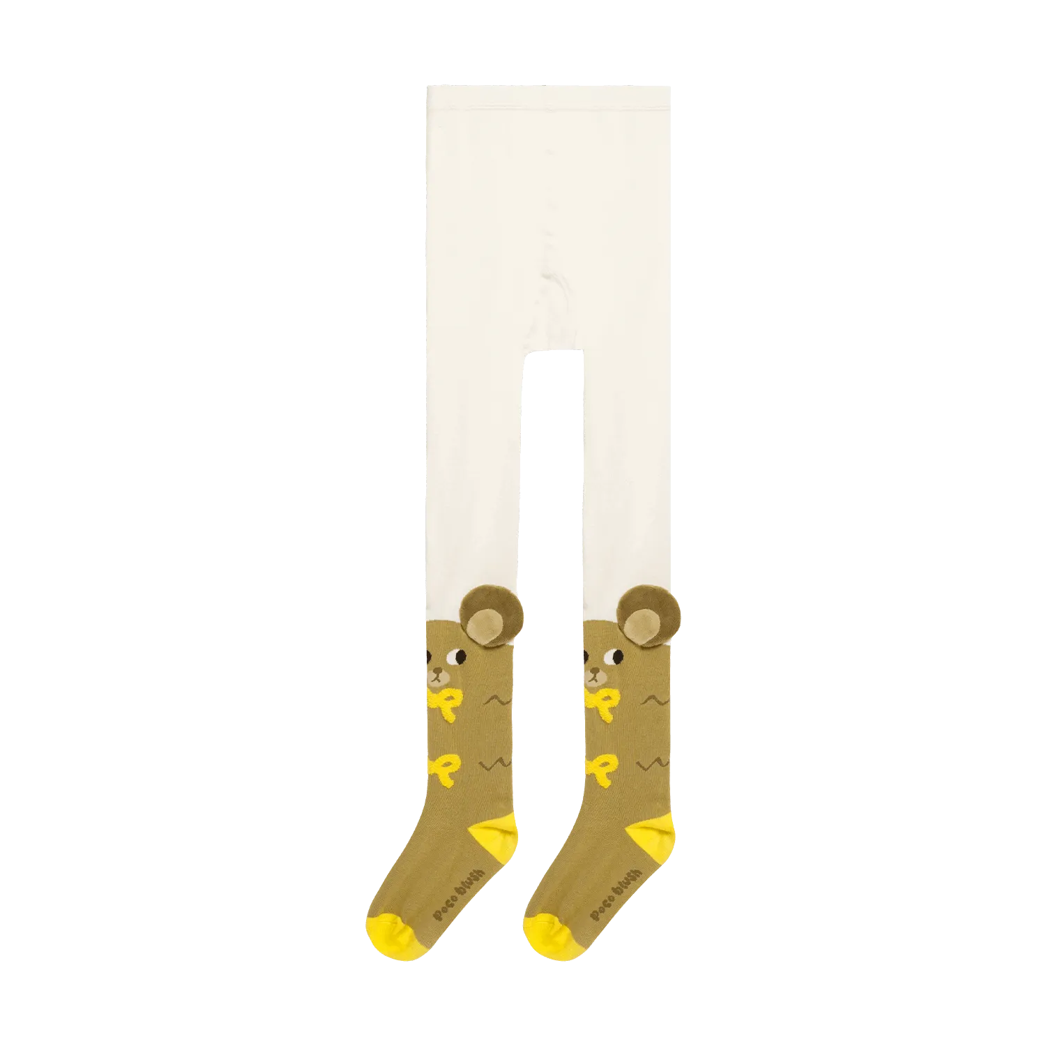 Poco Blush Plush Toy Knit Tights Brown