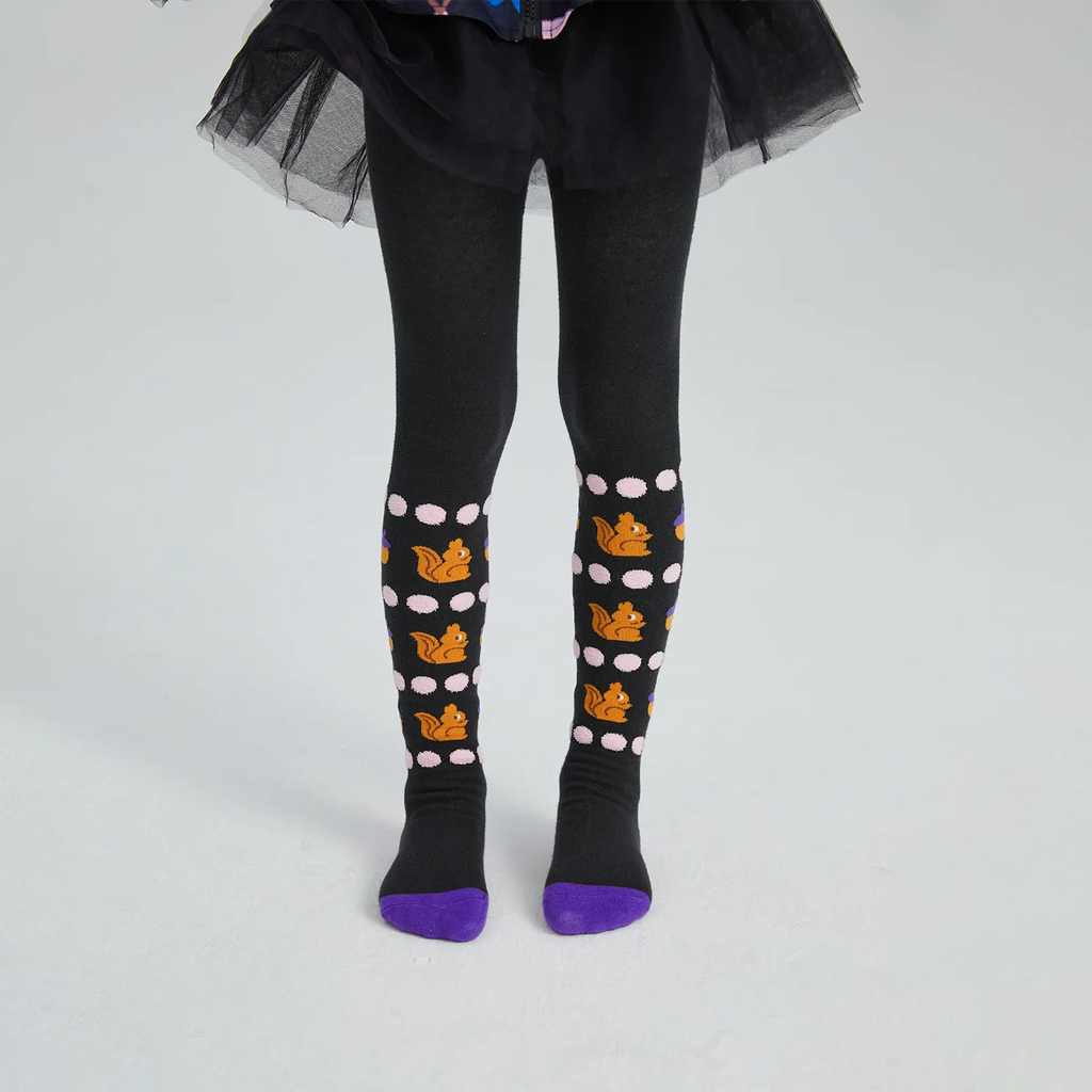 Poco Blush Squirrel Warrior Knit Tights