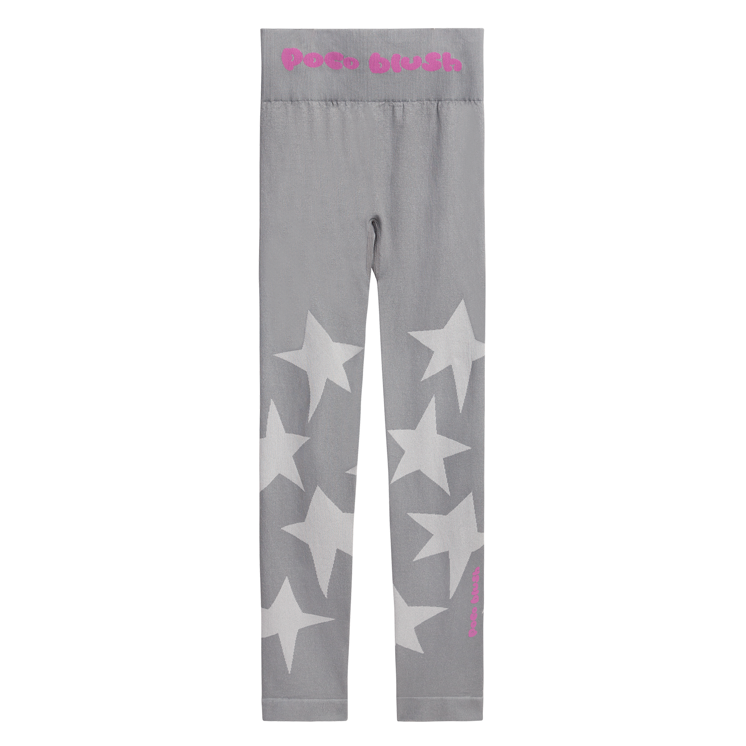 Seamless Stirrup Leggings in Pencil Grey — flat lay
