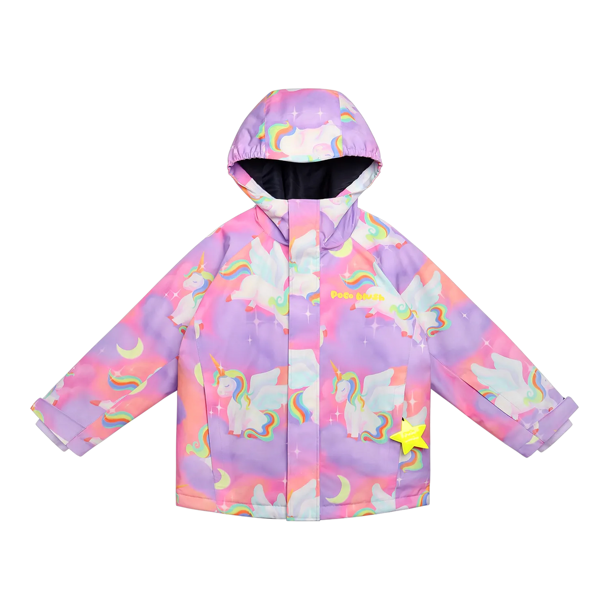 Poco Blush Dreamy Pegasus Insulated Ski Jacket Purple
